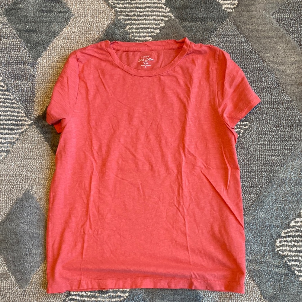 J Crew slub cotton tee